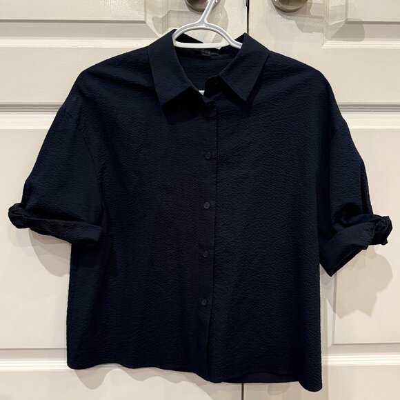 COS Cotton Puff Sleeve Shirt - Picture 4 of 7